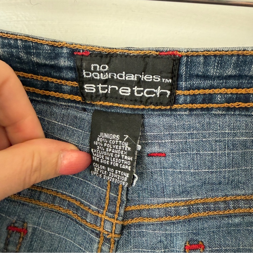 3/$20 π₯ Blue Denim Jean Micro Miniβ Shorts Y2K Cargo Pockets Stretch Streetwear - Picture 6 of 11